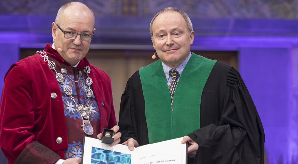 Professor Jean-Marc awarded an honorary doctorate